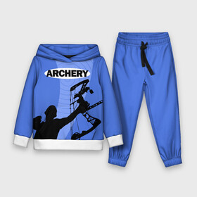 Детский костюм 3D (с толстовкой) с принтом Archery в Санкт-Петербурге,  |  | archer | archery | bow | bow hunter | bowhunter | лук | лучник | стрельба из лука