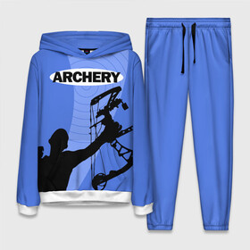 Женский костюм 3D (с толстовкой) с принтом Archery в Санкт-Петербурге,  |  | archer | archery | bow | bow hunter | bowhunter | лук | лучник | стрельба из лука