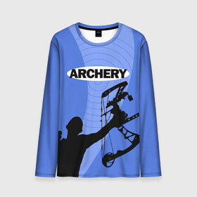 Мужской лонгслив 3D с принтом Archery в Санкт-Петербурге, 100% полиэстер | длинные рукава, круглый вырез горловины, полуприлегающий силуэт | archer | archery | bow | bow hunter | bowhunter | лук | лучник | стрельба из лука