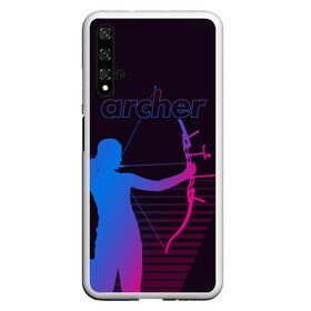 Чехол для Honor 20 с принтом Archer в Санкт-Петербурге, Силикон | Область печати: задняя сторона чехла, без боковых панелей | archer | archery | bow | bow hunter | bowhunter | лук | лучник | стрельба из лука