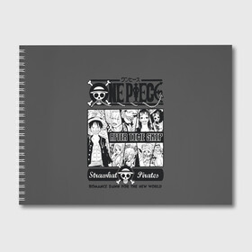Альбом для рисования с принтом One Piece в Санкт-Петербурге, 100% бумага
 | матовая бумага, плотность 200 мг. | anime | kaido | luffy | manga | one piece | theory | zoro | большой куш | ван | луффи | манга | манки д | мульт | пираты | пис | рыжий | сёнэн | сериал | шанкс