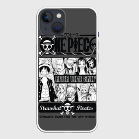 Чехол для iPhone 13 с принтом Манга One Piece в Санкт-Петербурге,  |  | anime | kaido | luffy | manga | one piece | theory | zoro | большой куш | ван | луффи | манга | манки д | мульт | пираты | пис | рыжий | сёнэн | сериал | шанкс