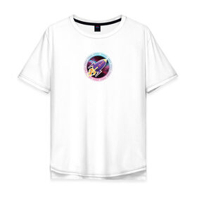 Мужская футболка хлопок Oversize с принтом SPACE ROCKET в Санкт-Петербурге, 100% хлопок | свободный крой, круглый ворот, “спинка” длиннее передней части | rocket | space | вселенная | космос | ракета | рисунок