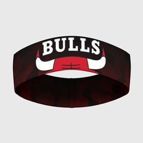 Повязка на голову 3D с принтом CHICAGO BULLS | ЧИКАГО БУЛЛС в Санкт-Петербурге,  |  | bulls | chicago | chicago bulls | nba | red bulls | usa | америка | быки | нба | сша | чикаго буллс