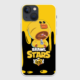 Чехол для iPhone 13 mini с принтом BRAWL STARS SALLY LEON. в Санкт-Петербурге,  |  | bib | brawl stars | bull | colt | crow | leon | leon shark | moba | sally leon | shark | акула | берли | биби | бравл старс | ворон | жанр | игра | кольт | леон | леон акула | нита | спайк | шелли