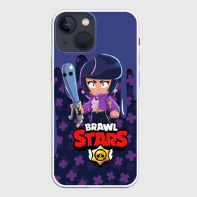 Чехол для iPhone 13 mini с принтом BRAWL STARS BIBI. в Санкт-Петербурге,  |  | bib | brawl stars | bull | colt | crow | leon | leon shark | moba | sally leon | shark | акула | берли | биби | бравл старс | ворон | жанр | игра | кольт | леон | леон акула | нита | спайк | шелли