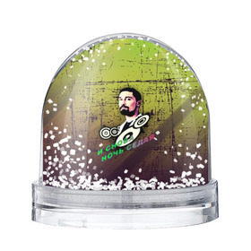 Снежный шар с принтом Дима Билан в Санкт-Петербурге, Пластик | Изображение внутри шара печатается на глянцевой фотобумаге с двух сторон | music | билан | дима | звезды | музыка | ночь | седая