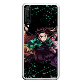 Чехол для Honor P30 с принтом DEMON SLAYER KIMETSU NO YAIBA КЛИНОК РАССЕКАЮЩИЙ ДЕМОНОВ в Санкт-Петербурге, Силикон | Область печати: задняя сторона чехла, без боковых панелей | demon slayer | kimetsu no yaiba | nezuko | shinobu | slayer | tanjiro | zenitsu | гию томиока | зенитсу | зенитцу | иноске хашибира | клинок рассекающий демонов | незуко | танджиро | шинобу кочо