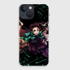 Чехол для iPhone 13 mini с принтом Персонажи Demon Slayer в Санкт-Петербурге,  |  | demon slayer | kimetsu no yaiba | nezuko | shinobu | slayer | tanjiro | zenitsu | гию томиока | зенитсу | зенитцу | иноске хашибира | клинок рассекающий демонов | незуко | танджиро | шинобу кочо