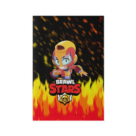 Обложка для паспорта матовая кожа с принтом BRAWL STARS MAX. в Санкт-Петербурге, натуральная матовая кожа | размер 19,3 х 13,7 см; прозрачные пластиковые крепления | bib | brawl stars | bull | colt | crow | leon | leon shark | max | moba | sally leon | shark | акула | берли | биби | бравл старс | ворон | жанр | игра | кольт | леон | леон акула | макс | нита | спайк | шелли