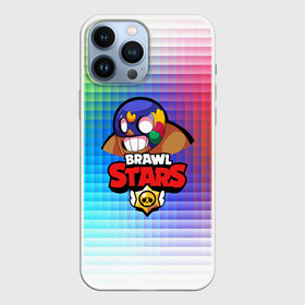 Чехол для iPhone 13 Pro Max с принтом BRAWL STARS EL PRIMO в Санкт-Петербурге,  |  | Тематика изображения на принте: bibi | brawl stars | brock | bull | crow | dinomike | el primo | leon | mobile game | nita | poko | ricochet | stars | tara | бравл старс | ворон | леон | мобильные игры