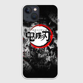 Чехол для iPhone 13 с принтом Japanese hierogliphes Demon Slayer в Санкт-Петербурге,  |  | demon slayer | demon slayer: kimetsu no yaiba | kimetsu | kimetsu no yaiba | nezuko | slayer | tanjiro | клинок рассекающий демонов | незуко | танджиро | шинобу кочо