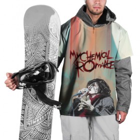 Накидка на куртку 3D с принтом Джерард Уэйн в Санкт-Петербурге, 100% полиэстер |  | Тематика изображения на принте: 2007 | chemical | emo | mcr | rock | romance | вокалист | группа | джерард | рок | уэйн | эмо