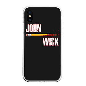 Чехол для iPhone XS Max матовый с принтом John Wick в Санкт-Петербурге, Силикон | Область печати: задняя сторона чехла, без боковых панелей | Тематика изображения на принте: baba yaga | chapter | franchise | halle berry | john wick | keanu reeves | parabellum | баба яга | глава | джон уик 3 | киану ривз | парабеллум | франшиза