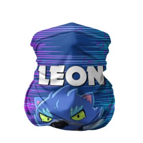 Бандана-труба 3D с принтом BRAWL STARS LEON ОБОРОТЕНЬ. в Санкт-Петербурге, 100% полиэстер, ткань с особыми свойствами — Activecool | плотность 150‒180 г/м2; хорошо тянется, но сохраняет форму | bib | brawl stars | colt | crow | el brown | leon | leon shark | max | moba | sally leon | shark | акула | берли | биби | бравл старс | браун | ворон | жанр | игра | кольт | леон | леон акула | макс | нита | шелли