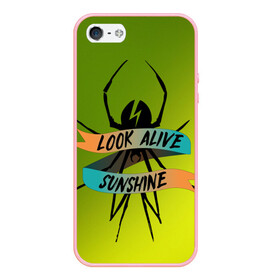 Чехол для iPhone 5/5S матовый с принтом Look alive sunshine в Санкт-Петербурге, Силикон | Область печати: задняя сторона чехла, без боковых панелей | alive | look | my chemical | rok | romance | sunshine