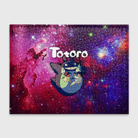 Обложка для студенческого билета с принтом Totoro в Санкт-Петербурге, натуральная кожа | Размер: 11*8 см; Печать на всей внешней стороне | Тематика изображения на принте: japan | my neighbor totoro | neighbor totoro | totoro | мой сосед тоторо | сосед тоторо | тоторо | япония