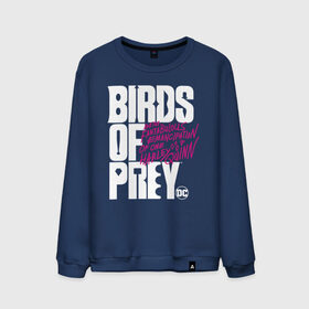 Мужской свитшот хлопок с принтом Birds of Prey logo в Санкт-Петербурге, 100% хлопок |  | birds of prey | harley quinn | марго робби | потрясающая история харли квин | харли квин | хищные птицы
