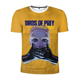 Мужская футболка 3D спортивная с принтом Birds of Prey Black mask в Санкт-Петербурге, 100% полиэстер с улучшенными характеристиками | приталенный силуэт, круглая горловина, широкие плечи, сужается к линии бедра | birds of prey | black mask | harley quinn | потрясающая история харли квин | харли квин | хищные птицы | черная маска