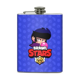 Фляга с принтом BRAWL STARS BIBI в Санкт-Петербурге, металлический корпус | емкость 0,22 л, размер 125 х 94 мм. Виниловая наклейка запечатывается полностью | bibi | brawl stars | brock | bull | crow | dinomike | el primo | leon | mobile game | nita | poko | ricochet | stars | tara | бравл старс | ворон | леон | мобильные игры