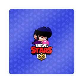 Магнит виниловый Квадрат с принтом BRAWL STARS BIBI в Санкт-Петербурге, полимерный материал с магнитным слоем | размер 9*9 см, закругленные углы | bibi | brawl stars | brock | bull | crow | dinomike | el primo | leon | mobile game | nita | poko | ricochet | stars | tara | бравл старс | ворон | леон | мобильные игры