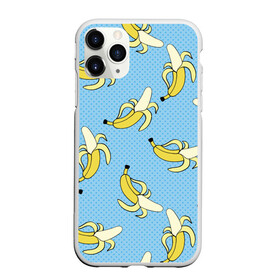 Чехол для iPhone 11 Pro матовый с принтом Banana art в Санкт-Петербурге, Силикон |  | Тематика изображения на принте: banana | pop art | банан | бананы | поп арт