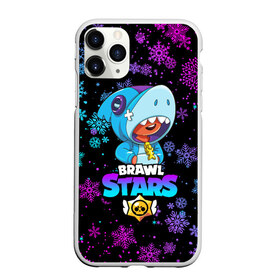 Чехол для iPhone 11 Pro Max матовый с принтом BRAWL STARS LEON НОВОГОДНИЙ в Санкт-Петербурге, Силикон |  | brawl stars | brawl stars новогодний | christmas | crow | leon | leon shark | new year | shark | stars | акула | ворон | леон | леон акула | новогодний | новый год | спайк