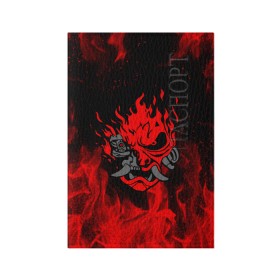 Обложка для паспорта матовая кожа с принтом CYBERPUNK 2077 KEANU REEVES в Санкт-Петербурге, натуральная матовая кожа | размер 19,3 х 13,7 см; прозрачные пластиковые крепления | bright | cd project red | cyberpunk 2077 | fire | flame | heat | keanu reeves | light | samurai | wildfire | искры | киану ривз | киберпанк 2077 | огненный | огонь | пламя | пожар | самураи
