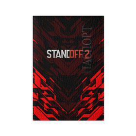 Обложка для паспорта матовая кожа с принтом STANDOFF 2 в Санкт-Петербурге, натуральная матовая кожа | размер 19,3 х 13,7 см; прозрачные пластиковые крепления | standoff | standoff 2 | противостояние