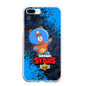 Чехол для iPhone 7Plus/8 Plus матовый с принтом BRAWL STARS EL BROWN в Санкт-Петербурге, Силикон | Область печати: задняя сторона чехла, без боковых панелей | bib | brawl stars | colt | crow | el brown | leon | leon shark | max | moba | sally leon | shark | акула | берли | биби | бравл старс | браун | ворон | жанр | игра | кольт | леон | леон акула | макс | нита | шелли