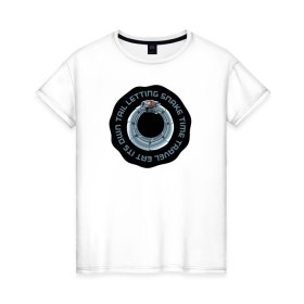 Женская футболка хлопок с принтом SNAKE TIME в Санкт-Петербурге, 100% хлопок | прямой крой, круглый вырез горловины, длина до линии бедер, слегка спущенное плечо | cyborg_snake | rick and morty | snakes | space snake | vdgerir | рик и морти