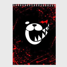 Скетчбук с принтом MONOKUMA в Санкт-Петербурге, 100% бумага
 | 48 листов, плотность листов — 100 г/м2, плотность картонной обложки — 250 г/м2. Листы скреплены сверху удобной пружинной спиралью | anime | bear | black  white | danganronpa | kurokuma | monodam | monokuma | monomi | monotaro | rabbit | school | shirokuma | аниме | главарь | мoноми | монокума | черно белый | школа