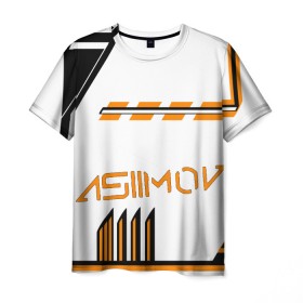 Мужская футболка 3D с принтом asiimov в Санкт-Петербурге, 100% полиэфир | прямой крой, круглый вырез горловины, длина до линии бедер | 
