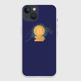 Чехол для iPhone 13 с принтом Биткоин в Санкт-Петербурге,  |  | bitcoin | coin | cryptocurrency | currency | gold | mining | money | symbol | биткоин | богатство | валюта | деньги | золото | интернет | коин | крипта | криптовалюта | майнинг | символ | трейдер