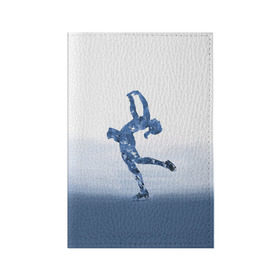 Обложка для паспорта матовая кожа с принтом Фигурное катание в Санкт-Петербурге, натуральная матовая кожа | размер 19,3 х 13,7 см; прозрачные пластиковые крепления | figure skating | коньки | конькобежный спорт | фигурное катание