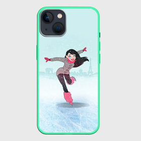 Чехол для iPhone 13 с принтом Фигурное катание в Санкт-Петербурге,  |  | figure skating | коньки | конькобежный спорт | фигурное катание