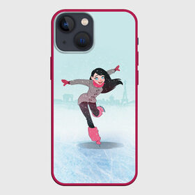 Чехол для iPhone 13 mini с принтом Фигурное катание в Санкт-Петербурге,  |  | figure skating | коньки | конькобежный спорт | фигурное катание