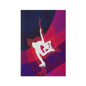 Обложка для паспорта матовая кожа с принтом Фигурное катание в Санкт-Петербурге, натуральная матовая кожа | размер 19,3 х 13,7 см; прозрачные пластиковые крепления | figure skating | коньки | конькобежный спорт | фигурное катание