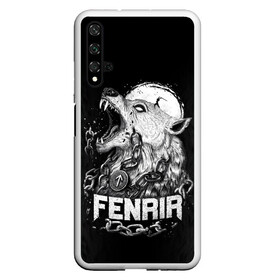 Чехол для Honor 20 с принтом Fenrir в Санкт-Петербурге, Силикон | Область печати: задняя сторона чехла, без боковых панелей | Тематика изображения на принте: fenrir | viking | vikings | викинг | викинги | волк | мех | мифология. русь | оскал | скандинавы | славяне | собака | фенрир | шерсть | язычник