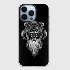 Чехол для iPhone 13 Pro с принтом Велес в Санкт-Петербурге,  |  | бог | божество | древнерусский | жрец | медведь | мифология | пантеон | русский | русь | скандинавы | славяне | старец | языческий
