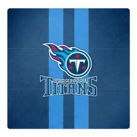 Магнитный плакат 3Х3 с принтом Tennessee Titans в Санкт-Петербурге, Полимерный материал с магнитным слоем | 9 деталей размером 9*9 см | tennessee titans | американский футбол | мяч | теннесси тайтенс | футбол
