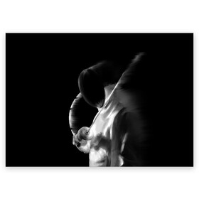 Поздравительная открытка с принтом Fencer в Санкт-Петербурге, 100% бумага | плотность бумаги 280 г/м2, матовая, на обратной стороне линовка и место для марки
 | fencer | fencing | артистическое фехтование | боевое фехтование | историческое фехтование | спорт | спортивное фехтование | сценическое фехтование | фехтовальщик | фехтование