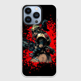 Чехол для iPhone 13 Pro с принтом Bloodhound 3D (Black) в Санкт-Петербурге,  |  | Тематика изображения на принте: action | apex | apex legends | blood | bloodhound | cyber | dark | ea | electrinic arts | legends | апекс | апекс легенд | арех | игры | киберспорт | кровь | следопыт | техноследопыт | экшн | экшон