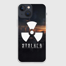 Чехол для iPhone 13 mini с принтом STALKER в Санкт-Петербурге,  |  | metro | s.t.a.l.k.e.r. | stalker | ukraina | зов припяти | игра | метро | мутант | пейзаж | припять | радиация | сталкер | сталкер 2 | украина | чернобыль