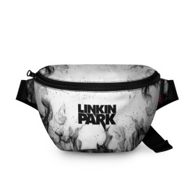 Поясная сумка 3D с принтом LINKIN PARK в Санкт-Петербурге, 100% полиэстер | плотная ткань, ремень с регулируемой длиной, внутри несколько карманов для мелочей, основное отделение и карман с обратной стороны сумки застегиваются на молнию | chester bennington | linkin park | mike shinoda | линкин парк