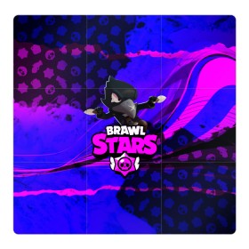 Магнитный плакат 3Х3 с принтом BRAWL STARS CROW. в Санкт-Петербурге, Полимерный материал с магнитным слоем | 9 деталей размером 9*9 см | 8 bit | bibi | brawl stars | brock | bull | crow | dinomike | el primo | leon | mobile game | nita | poko | ricochet | stars | tara | бравл старс | ворон | леон | мобильные игры