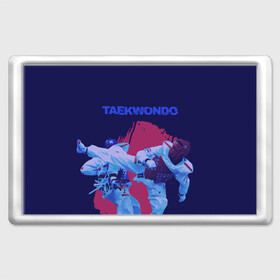 Магнит 45*70 с принтом Taekwondo в Санкт-Петербурге, Пластик | Размер: 78*52 мм; Размер печати: 70*45 | taekwondo | восточные единоборства | единоборства | теквондо | тхэквондо | тэквондо