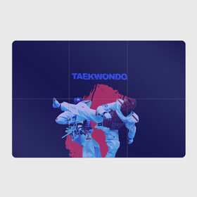 Магнитный плакат 3Х2 с принтом Taekwondo в Санкт-Петербурге, Полимерный материал с магнитным слоем | 6 деталей размером 9*9 см | taekwondo | восточные единоборства | единоборства | теквондо | тхэквондо | тэквондо