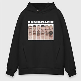 Мужское худи Oversize хлопок с принтом Rammstein в Санкт-Петербурге, френч-терри — 70% хлопок, 30% полиэстер. Мягкий теплый начес внутри —100% хлопок | боковые карманы, эластичные манжеты и нижняя кромка, капюшон на магнитной кнопке | kruspe | lindemann | metal | oliver | rammstein | richard | riedel | rock | till | кристиан | круспе | линдеманн | лоренц | метал | оливер | рамштайн | ридель | рихард | рок | тилль