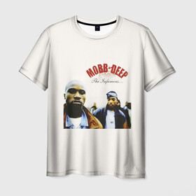 Мужская футболка 3D с принтом Mobb Deep: The Infamous в Санкт-Петербурге, 100% полиэфир | прямой крой, круглый вырез горловины, длина до линии бедер | havoc | hip hop | mobb deep | prodigy | rap | the infamous | маб дип | мобб дипп | продиджи